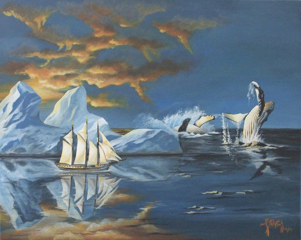 Антарктида живопись 1910