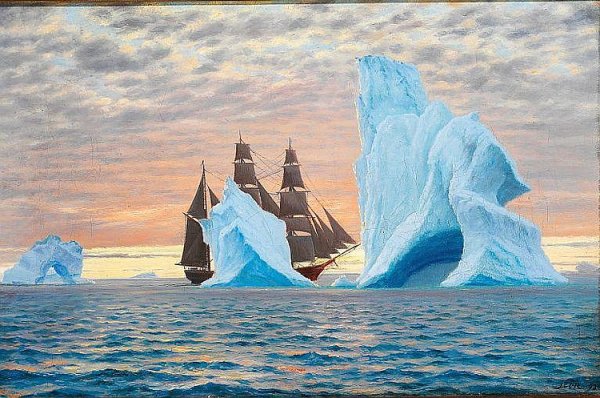 Айвазовский ледяные горы в Антарктиде