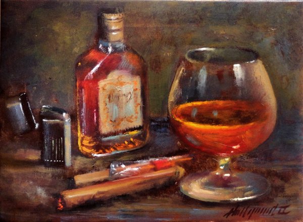 Натюрморт с виски