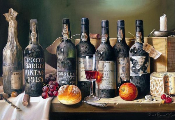 Раймонд Кэмпбелл Винные натюрморты