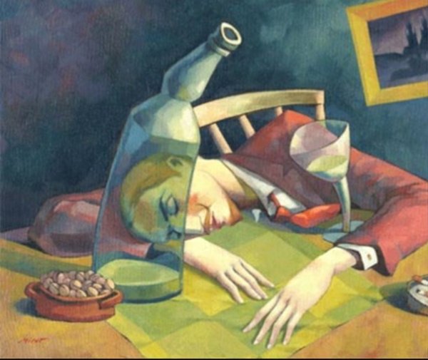 Алкоголизм картина