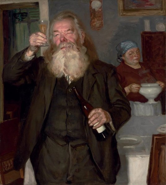 Алкоголики в живописи