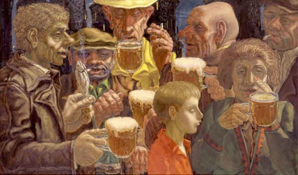 Пьянка живопись