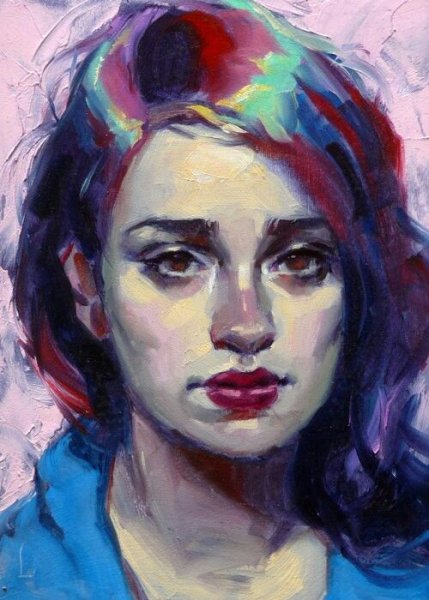 Портрет акварелью Академическая живопись Репина