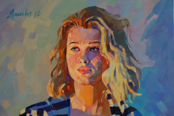 Портрет мазками