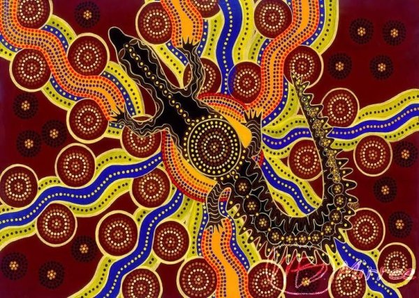 Точечная живопись аборигенов Австралии