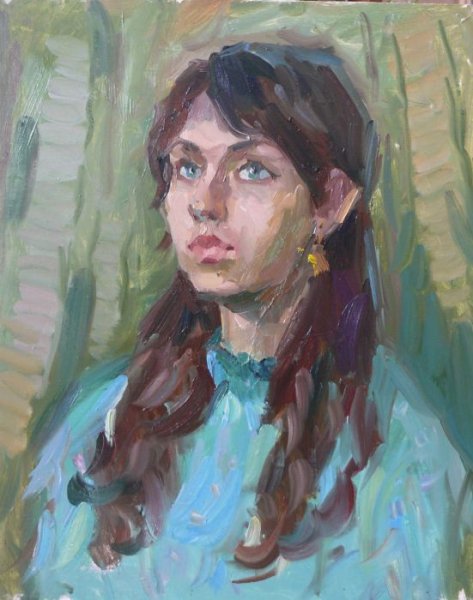 Портрет акрилом