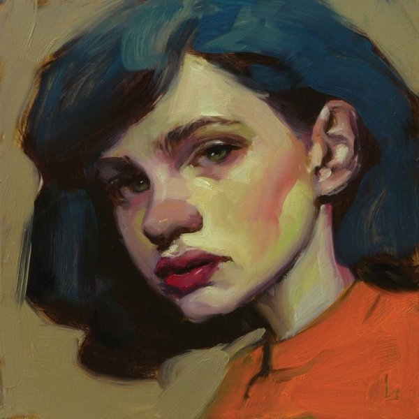 Глаз гуашью