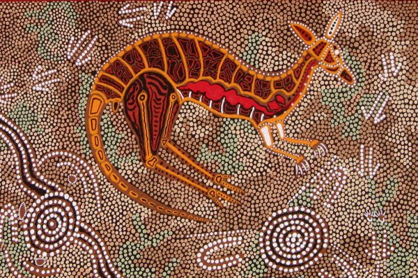 Точечная роспись австралийских аборигенов