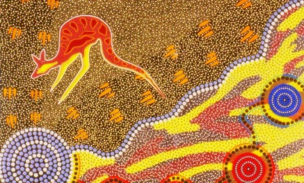 Точечные картины аборигенов Австралии