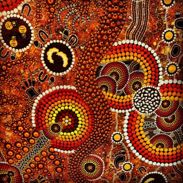 Точечная живопись аборигенов Австралии