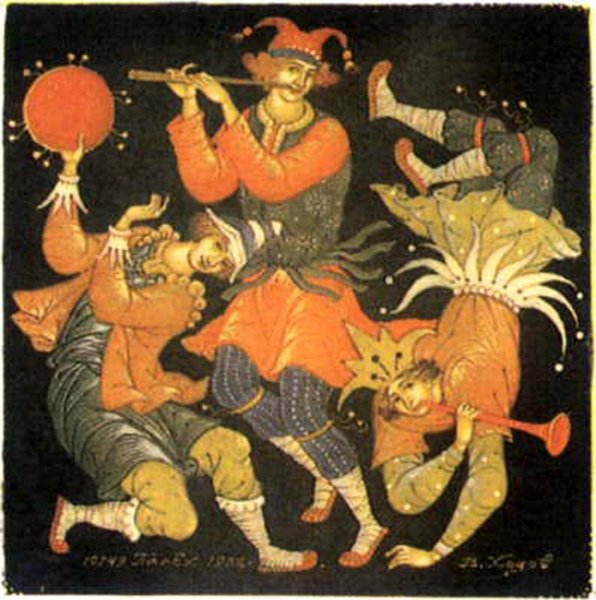 Скоморохи Потешники первые артисты на Руси