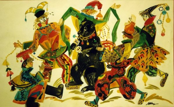 Театр на Руси петрушки и Скоморохи