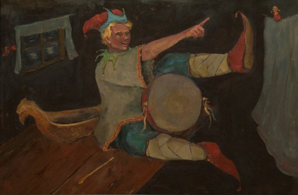 Скоморохи художник Рындин