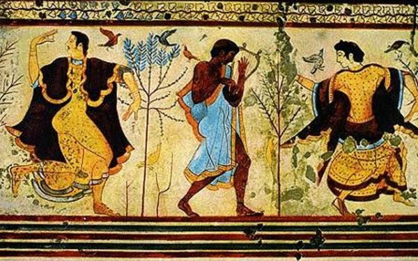 Древние фрески этрусков