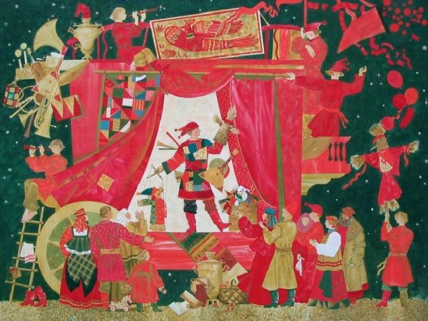 Театр 17 века в России петрушка