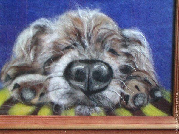 Рисование шерстью для детей