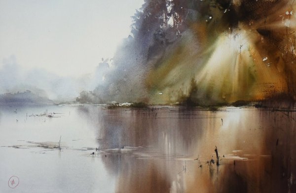 Илья Ибряев акварель мастер