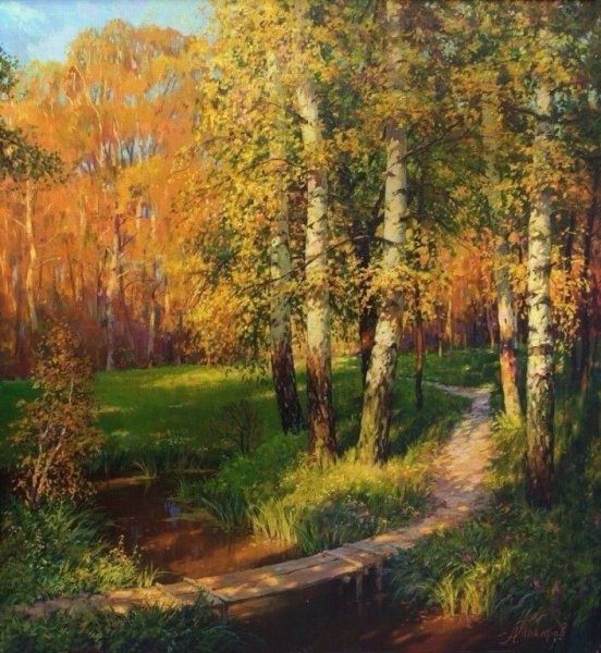 Андрей Токарев деревня живопись