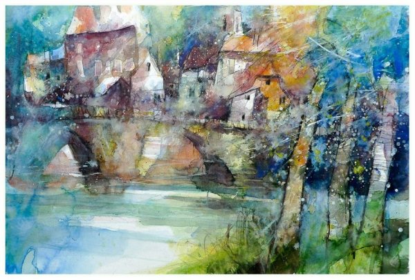 Eric Laurent акварель