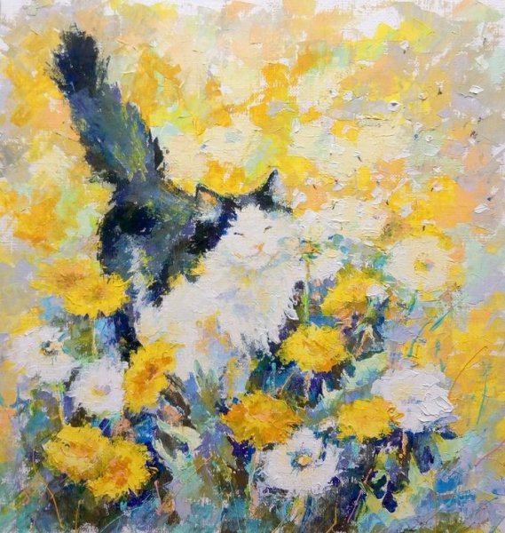 Коты в живописи импрессионистов