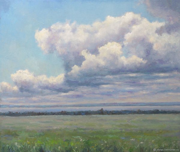 Облака живопись