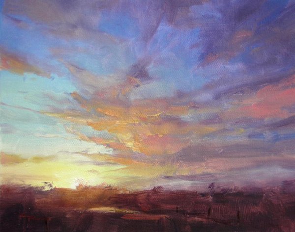 Небо живопись