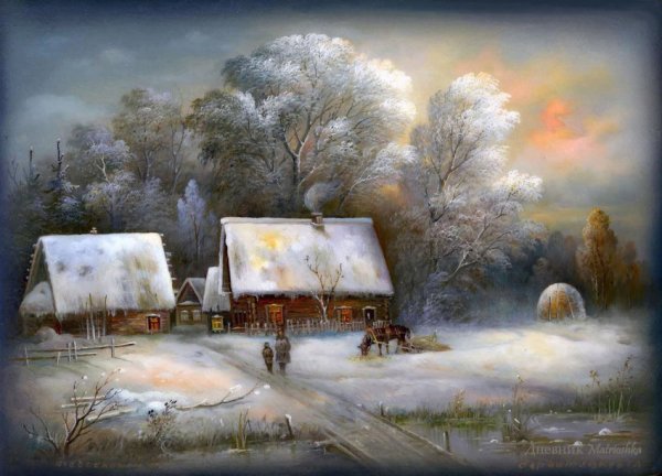 Федоскино картины пейзажи