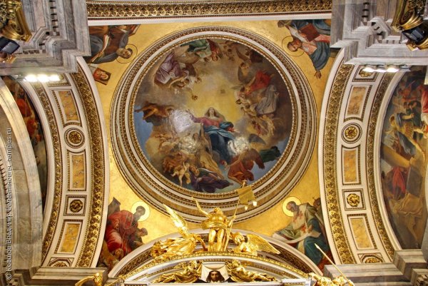 Брюллов роспись Исаакиевского собора