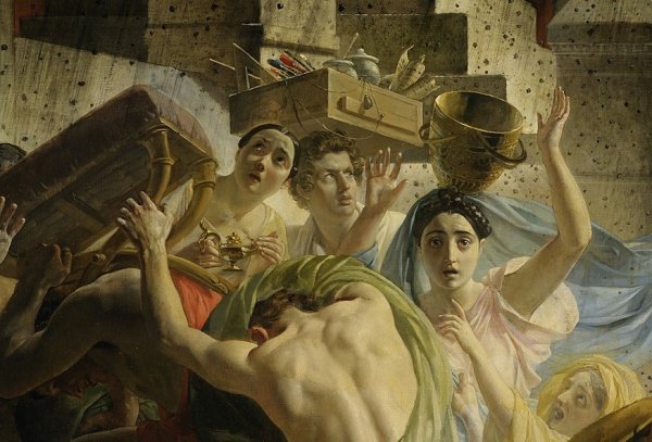 Последний день Помпеи автопортрет Брюллова