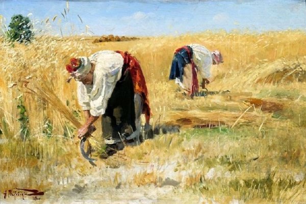 Сенокос в живописи Маковского
