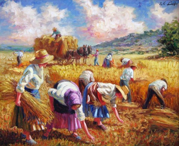 Александр Маковский жатва