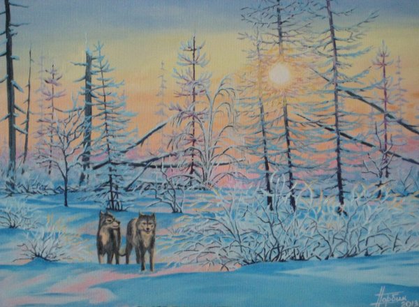 Александр горбик художник зима