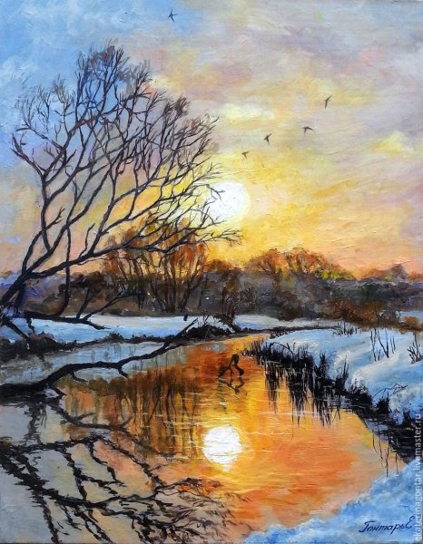 Масляная живопись пейзаж