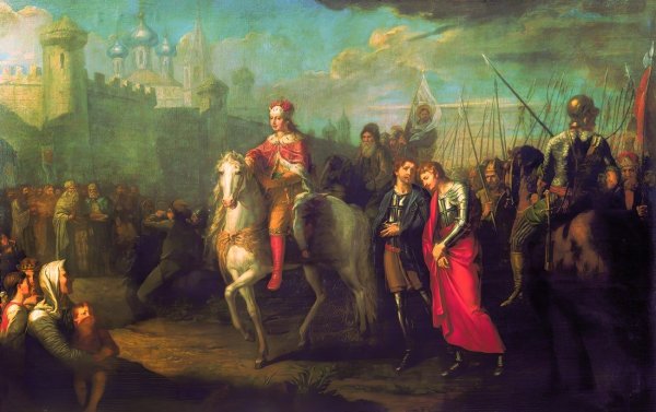 Угрюмов торжественный въезд Александра Невского