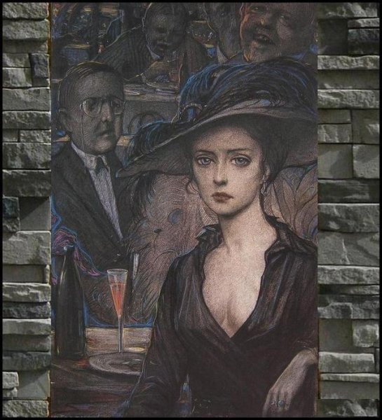 Блок портрет Сомова