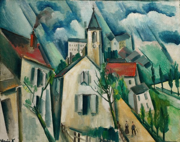 Вламинк Морис. Картина "пейзаж"