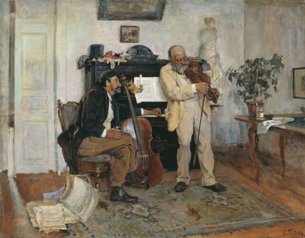 Пынеев Константин (1868 - 1922) - жанровая сцена