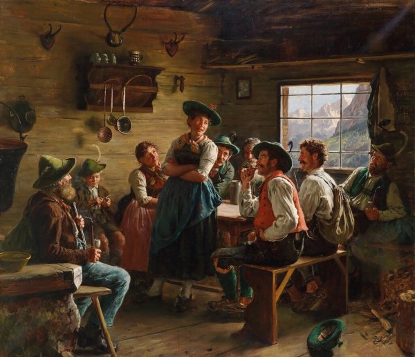 Эмиль Рау жанровая живопись