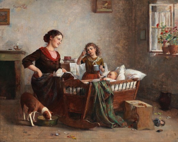 Австрийский художник 19-20 века - жанровая живопись