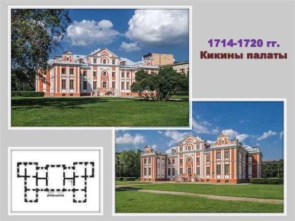 Архитектура Петровского Петербурга Петровское Барокко таблица