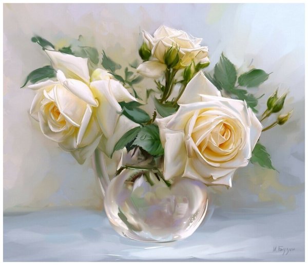 Игорь Бузин художник розы