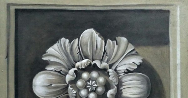 Альфрейная роспись филенки