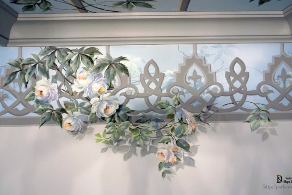 Альфрейная роспись орнамент