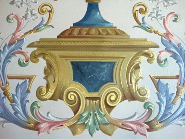 Альфрейная живопись рококо