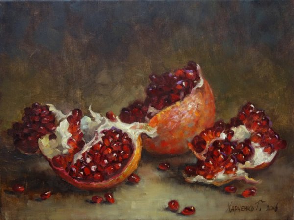 Робер Юбер натюрморт гранат