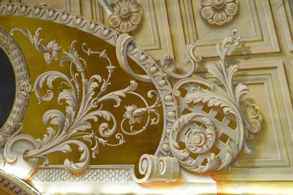 Альфрейная роспись Эрмитаж