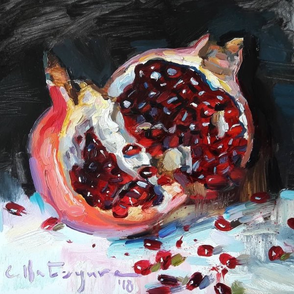 Елена Кацура картины гранат