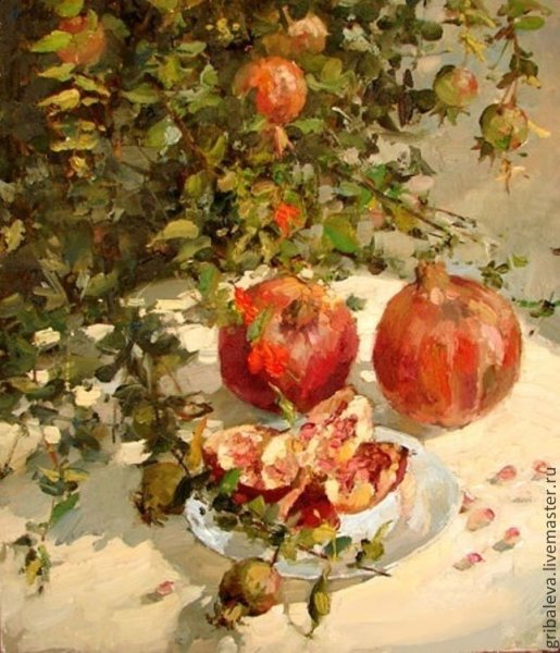 Гранаты в живописи