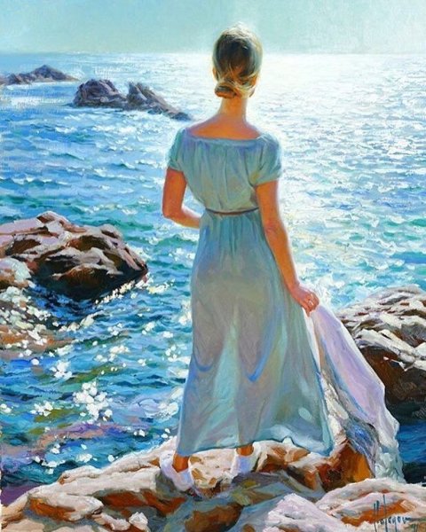 Картины Владимира Волегова море